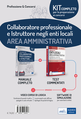 Kit concorsi Collaboratore professionale e Istruttore negli enti locali - Area Amministrativa