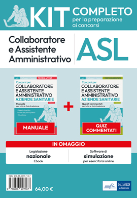 Kit concorsi Collaboratore e Assistente amministrativo Aziende sanitarie