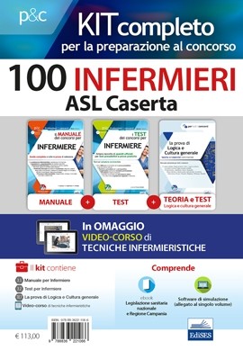 Kit concorso 100 Infermieri ASL Caserta