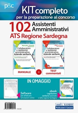 Kit Concorso 102 Assistenti amministrativi ATS Regione Sardegna