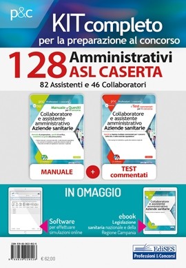 Kit Concorso 128 Amministrativi ASL Caserta