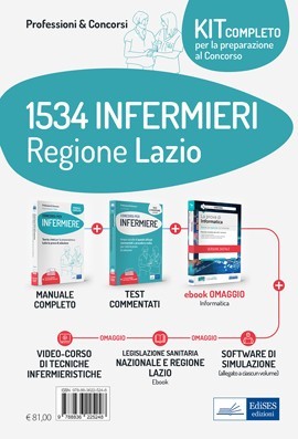 Kit concorso 1534 Infermieri Regione Lazio