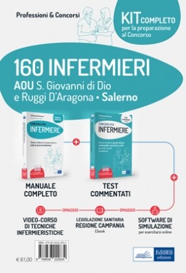 Kit 160 Infermieri AOU S. Giovanni di Dio e Ruggi D’Aragona Salerno