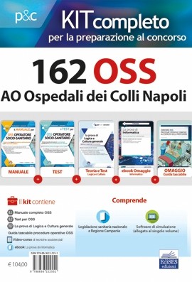 Kit Concorso 162 Oss Ospedali Dei Colli Napoli