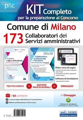Kit Concorso 173 Collaboratori dei servizi amministrativi Comune di Milano