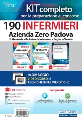 Kit concorso 190 Infermieri Azienda Zero Padova