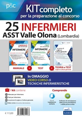 Kit concorso 25 Infermieri ASST Valle Olona (VA)