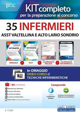 Kit concorso 35 Infermieri ASST Valtellina e Alto Lario Sondrio