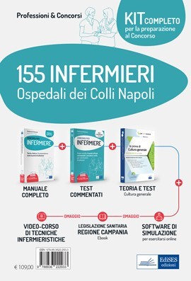 Kit concorso 155 Infermieri Ospedali dei Colli Napoli
