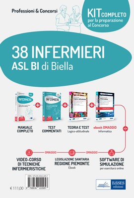 Kit concorso 38 Infermieri ASL BI di Biella