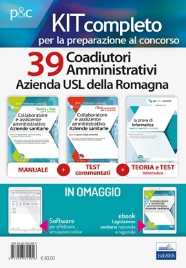 Kit Concorso 39 Coadiutori Amministrativi Azienda USL Romagna