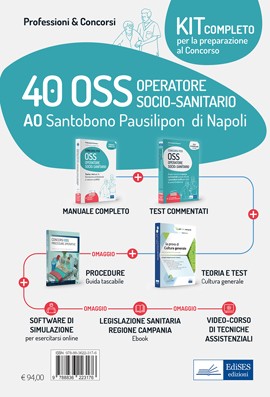 Kit Concorso 40 OSS AO Santobono Pausilipon di Napoli