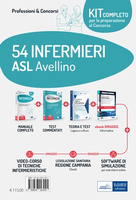 Kit concorso 54 Infermieri ASL Avellino