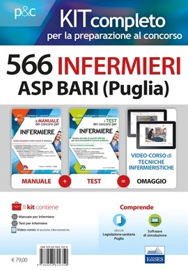 Kit concorso 566 Infermieri ASP Bari (Puglia)