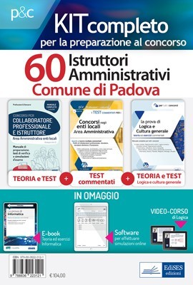 Kit Concorso 60 Istruttori Amministrativi Comune di Padova