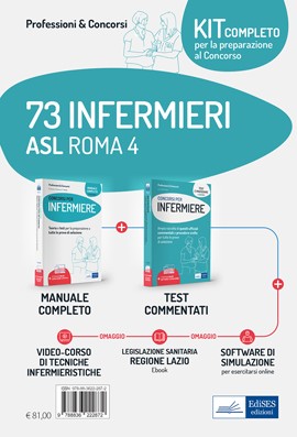 Kit concorso 73 Infermieri ASL Roma 4