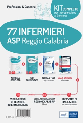 Kit concorso 77 Infermieri ASP Reggio Calabria