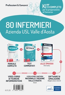 Kit concorso 80 Infermieri AUSL Valle d'Aosta