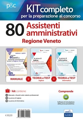 Kit concorso 80 posti di Assistente amministrativo presso la Regione Veneto