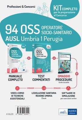 Kit concorso 94 OSS AUSL Umbria 1 Perugia