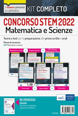 KIT Discipline STEM A28 - Matematica e Scienze nella scuola secondaria di primo grado 