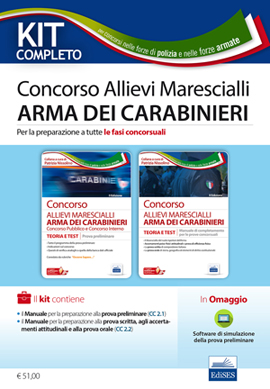 Kit Completo Allievi Marescialli Arma dei Carabinieri