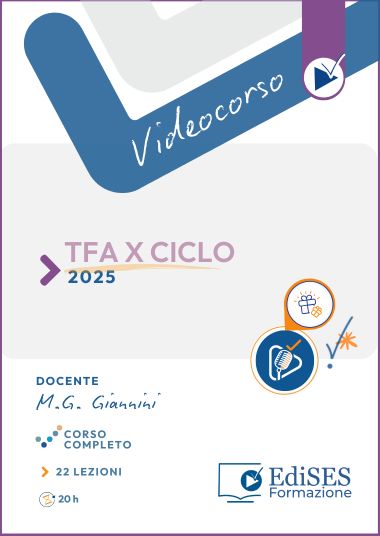 Videocorso online completo per il concorso TFA Sostegno X Ciclo