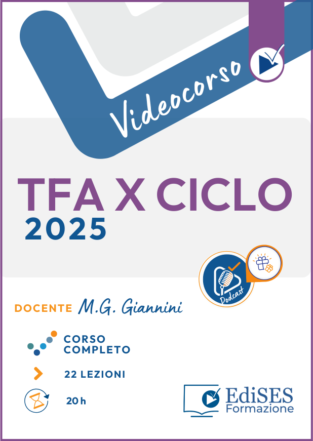 Videocorso online completo per il concorso TFA Sostegno X Ciclo