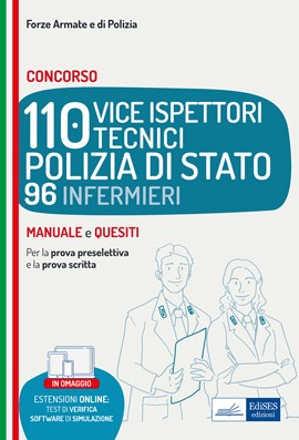 Concorso 110 Vice Ispettori Polizia di Stato - 96 Infermieri manuale e quesiti