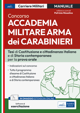 Concorso Accademia Carabinieri - Tesi di Costituzione e cittadinanza italiana e di Storia contemporanea per la prova orale