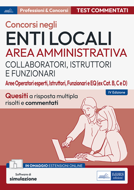 Concorsi amministrativi enti locali: test commentati