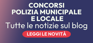 concorsi polizia municipale